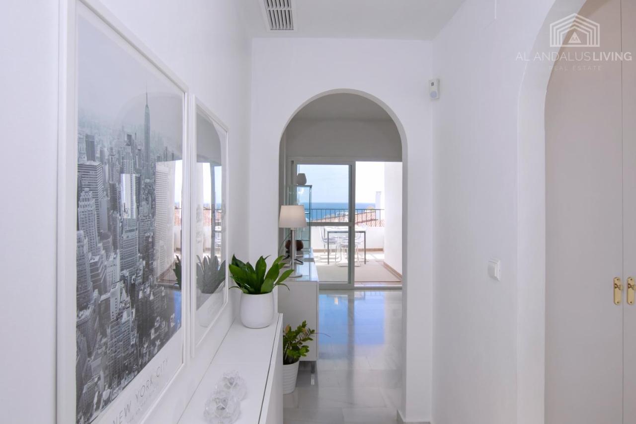 Scandinavian Style Apartment With Amazing Sea Views And South West Facing Sunny Terrace In Miraflores Walking Distance To The Beach! Màlaga Exteriér fotografie