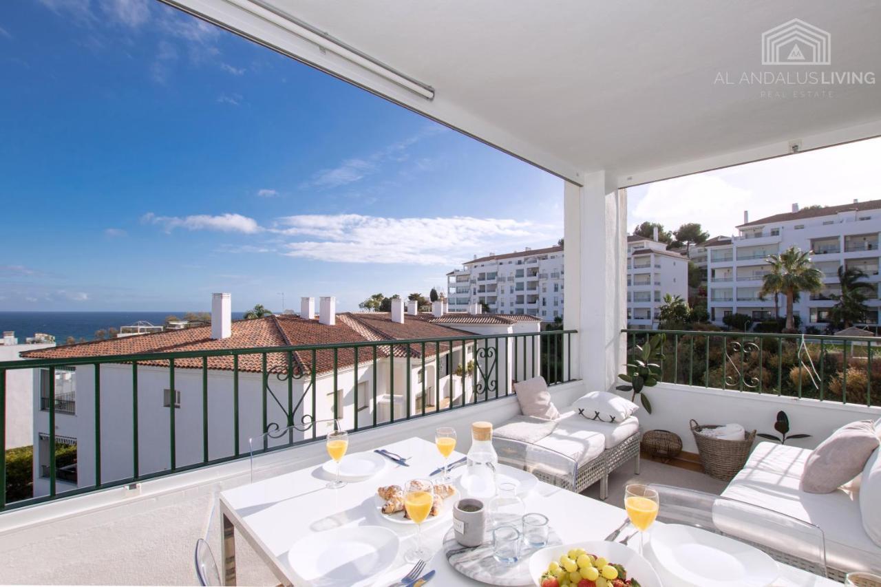 Scandinavian Style Apartment With Amazing Sea Views And South West Facing Sunny Terrace In Miraflores Walking Distance To The Beach! Màlaga Exteriér fotografie